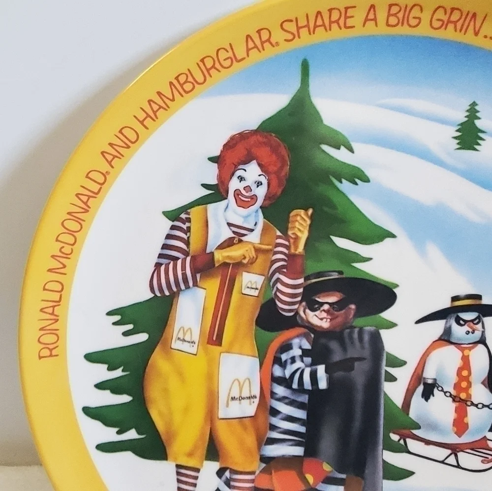 RONALD McDonald 1977 Vintage 4 Plate Set By Lexington 10